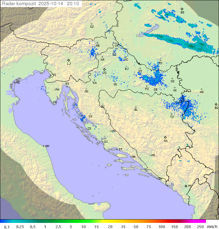 Padavine Hrvaška