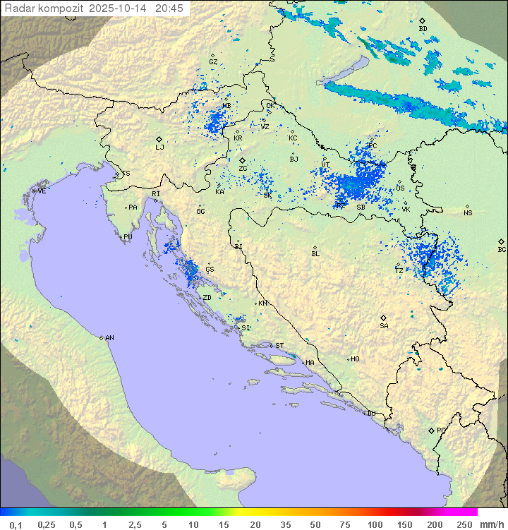 Padavine Hrvaška