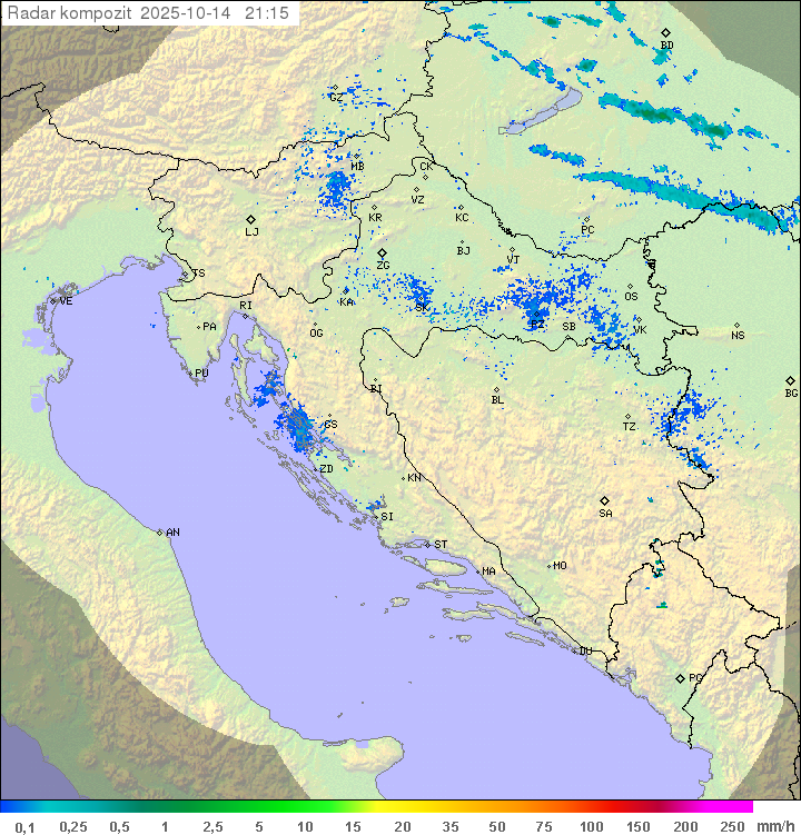 Padavine Hrvaška