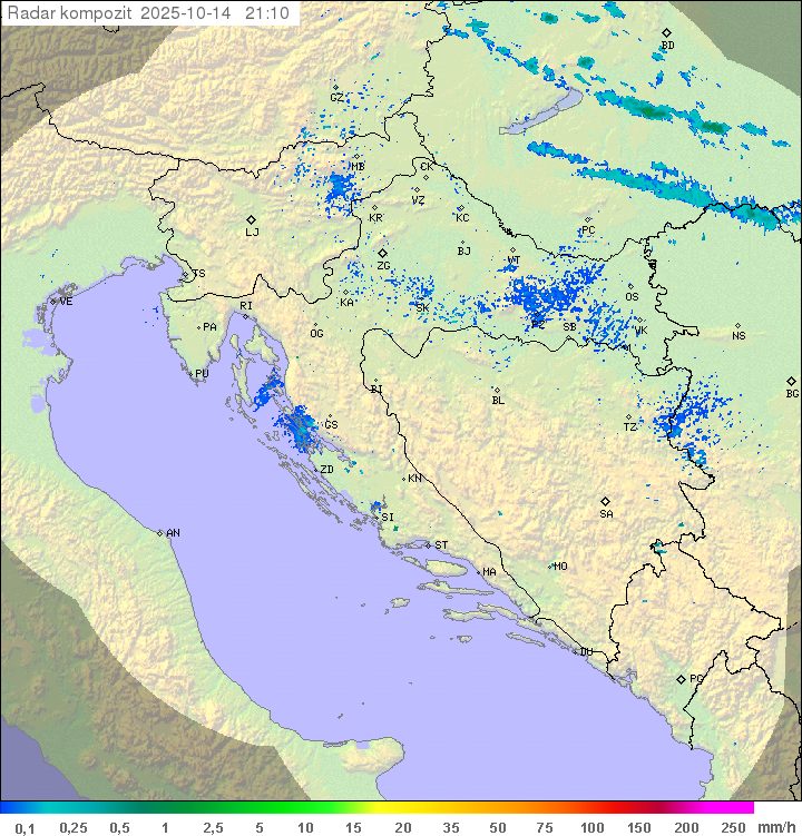 Padavine Hrvaška