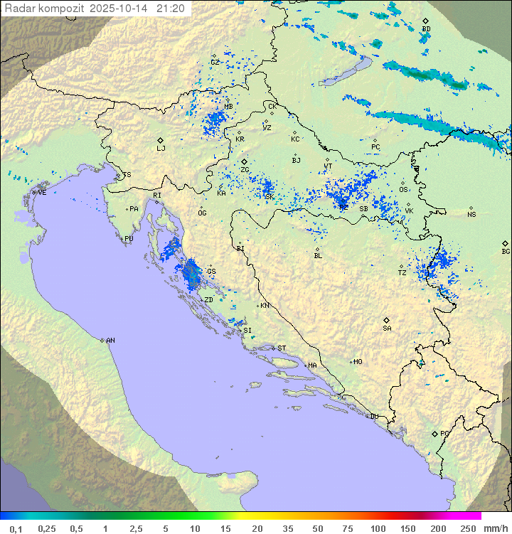 Padavine Hrvaška