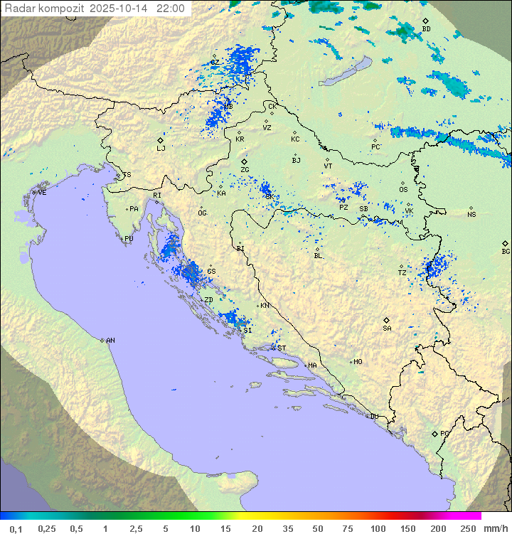 Padavine Hrvaška
