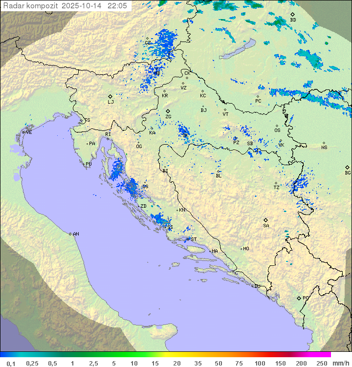 Padavine Hrvaška