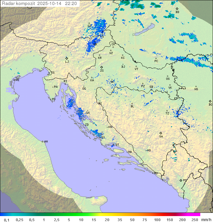 Padavine Hrvaška