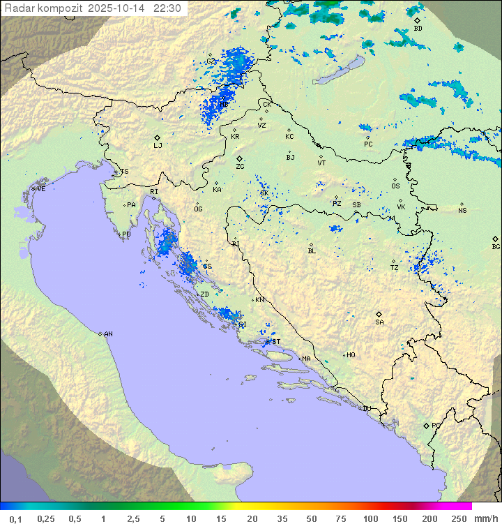 Padavine Hrvaška
