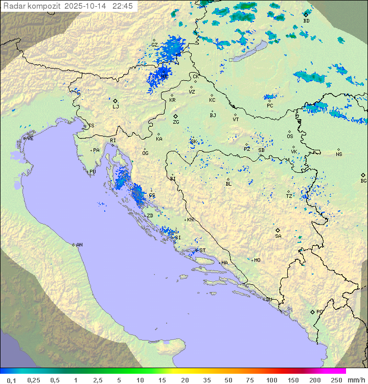 Padavine Hrvaška