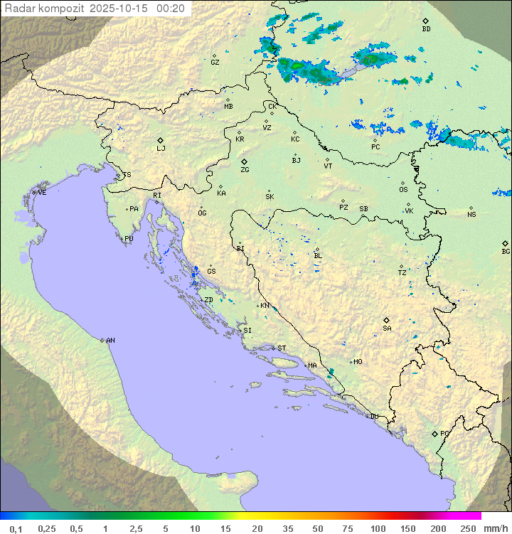 Padavine Hrvaška