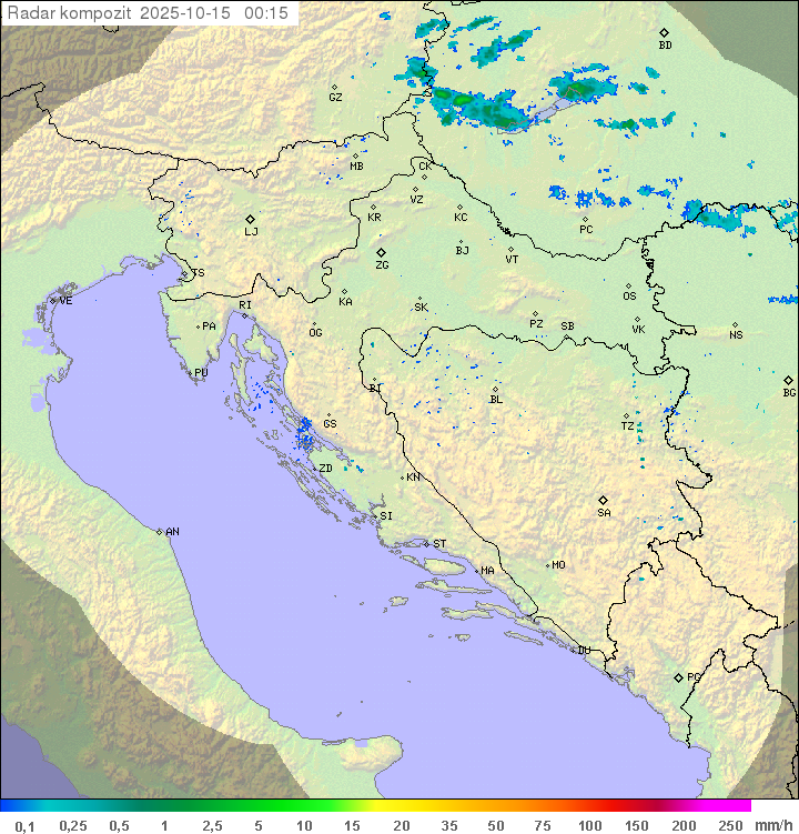 Padavine Hrvaška