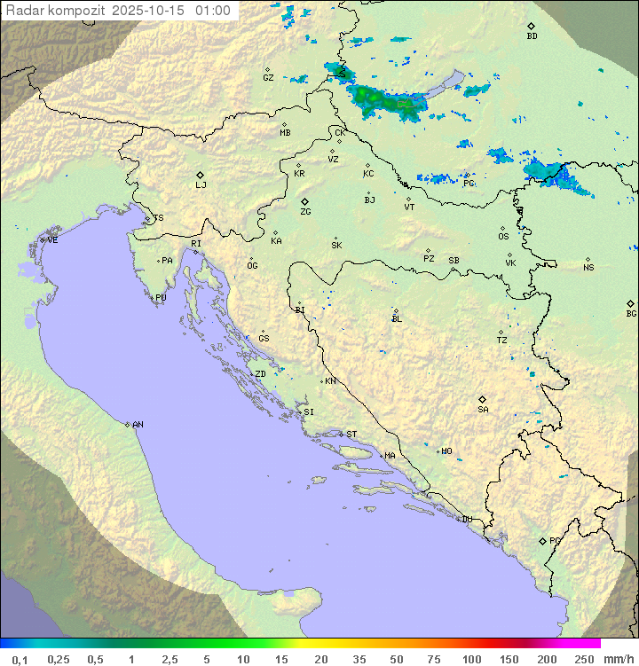 Padavine Hrvaška