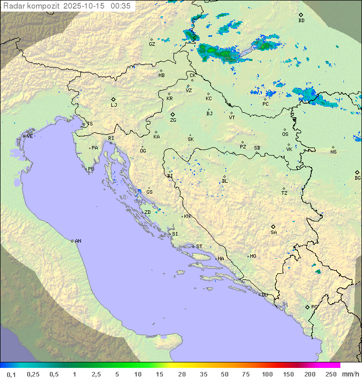 Padavine Hrvaška