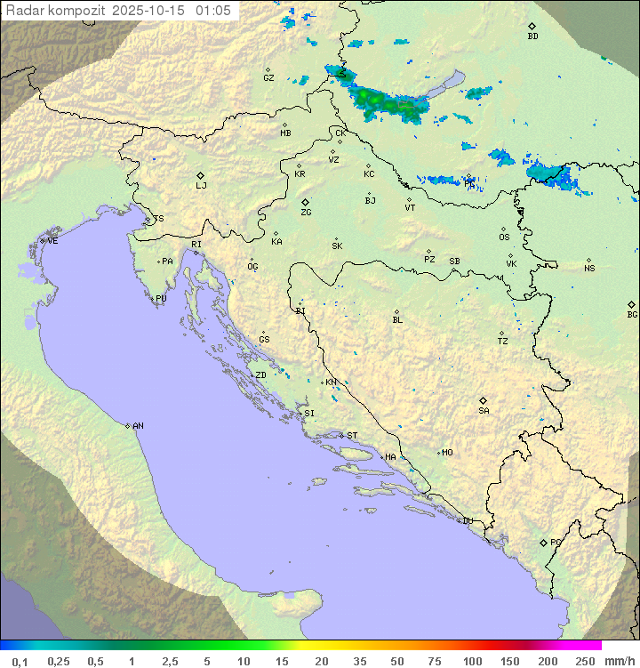 Padavine Hrvaška