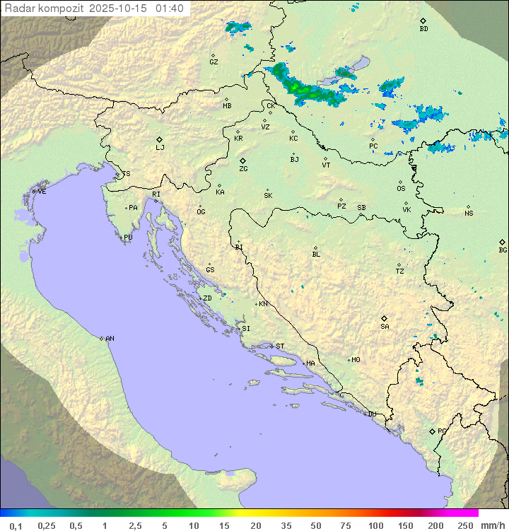 Padavine Hrvaška