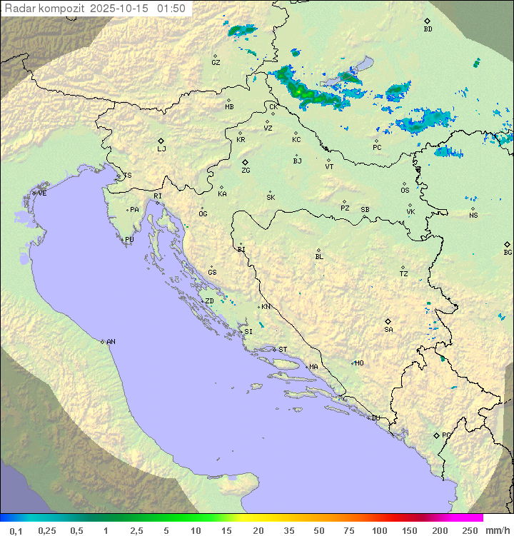 Padavine Hrvaška