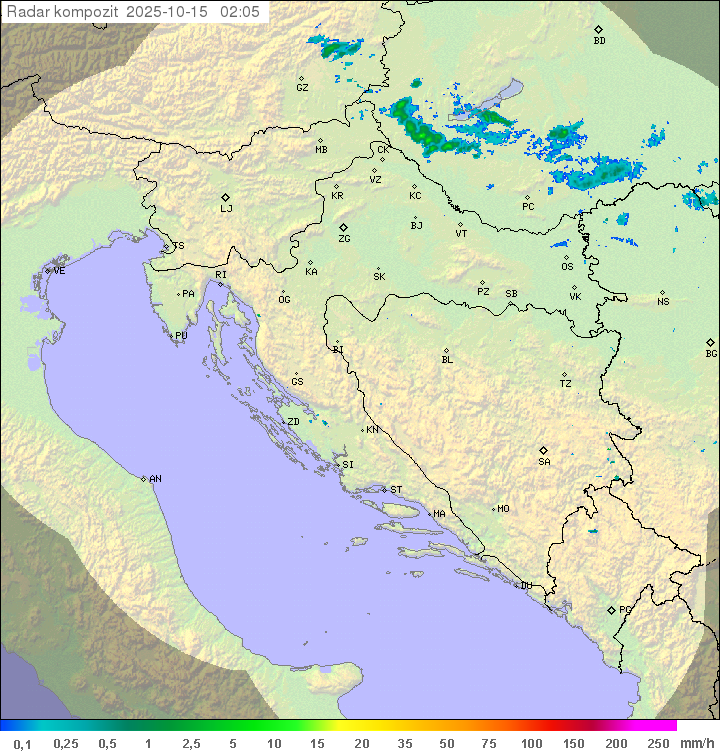 Padavine Hrvaška