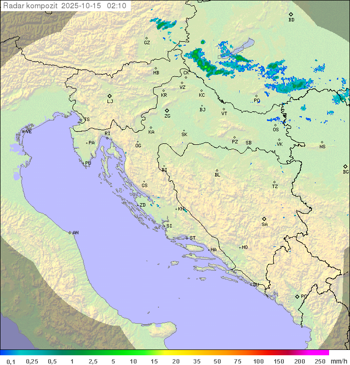 Padavine Hrvaška
