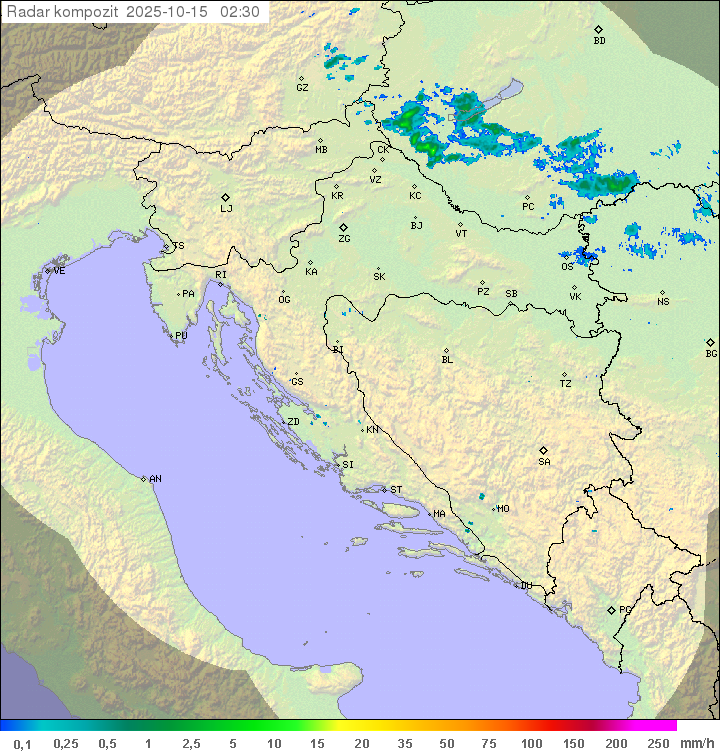 Padavine Hrvaška