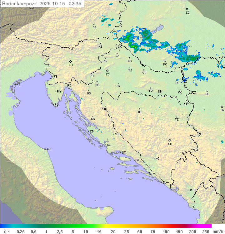 Padavine Hrvaška