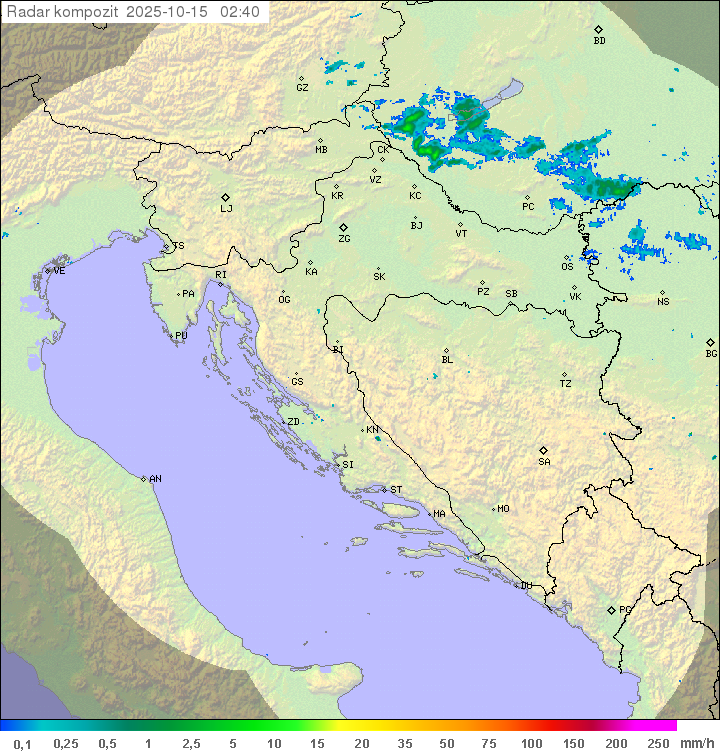 Padavine Hrvaška