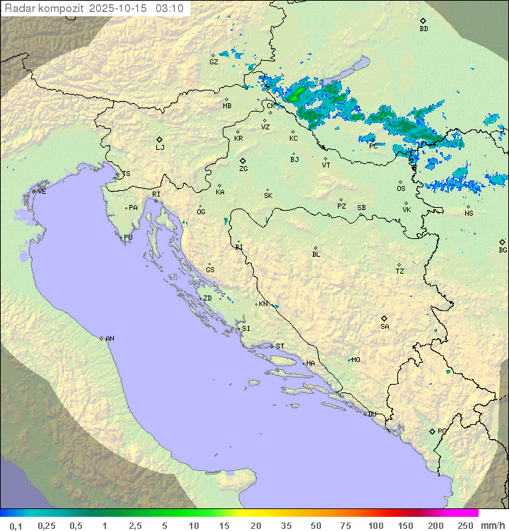 Padavine Hrvaška