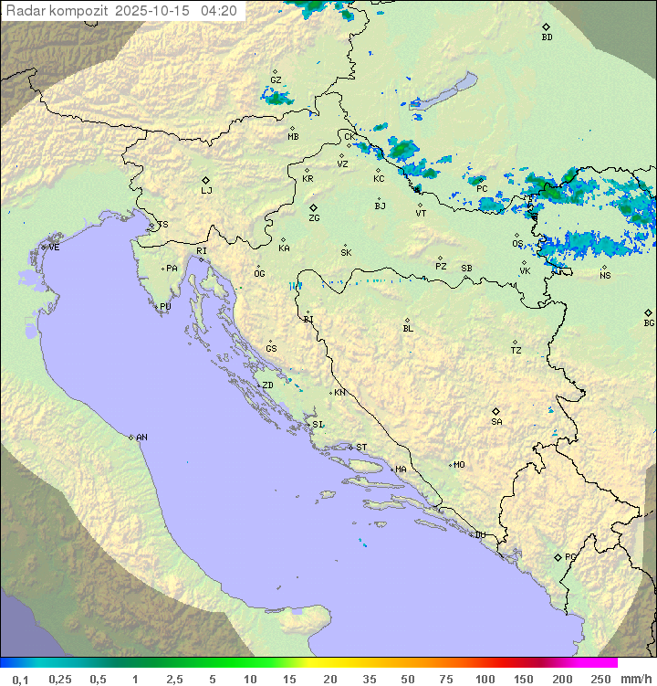 Padavine Hrvaška