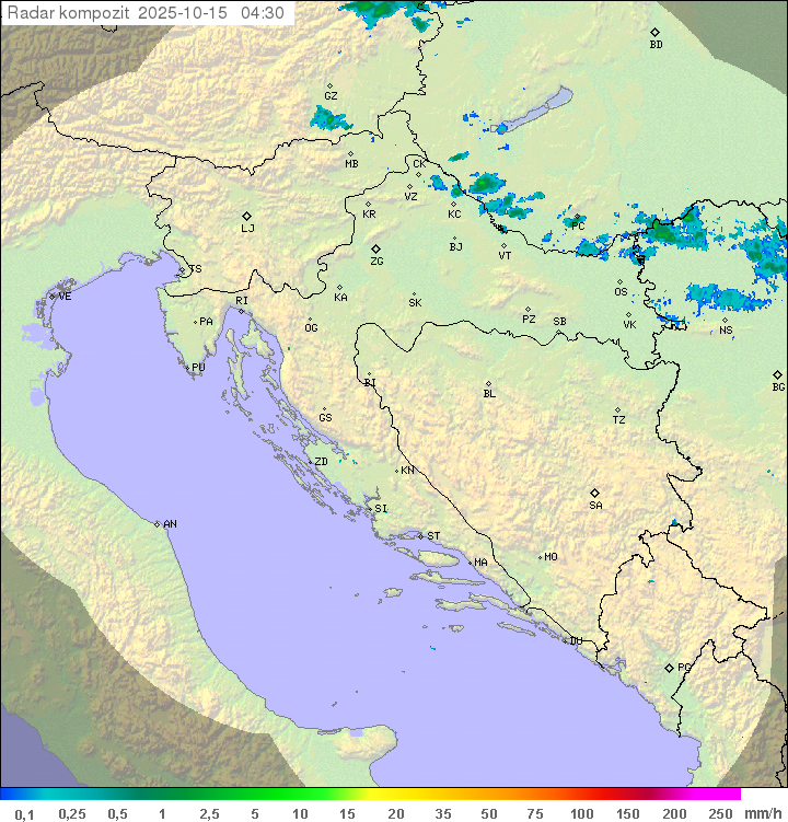 Padavine Hrvaška