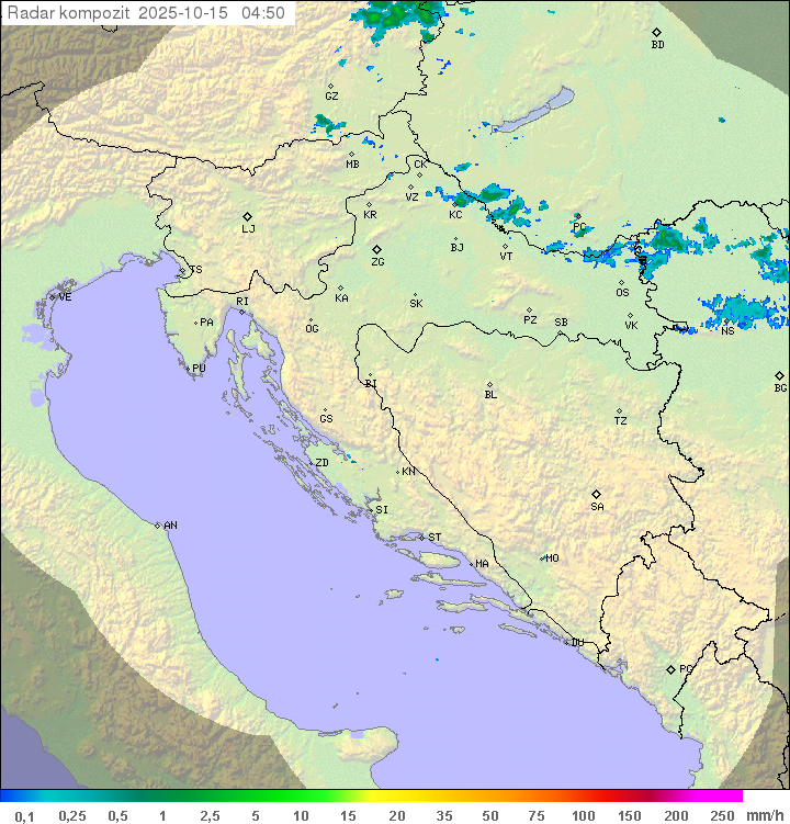 Padavine Hrvaška