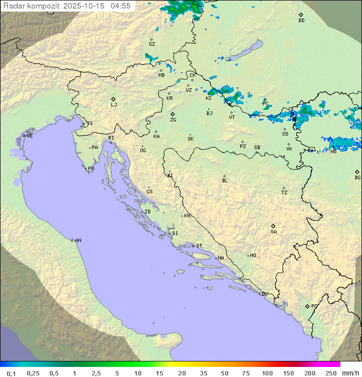Padavine Hrvaška