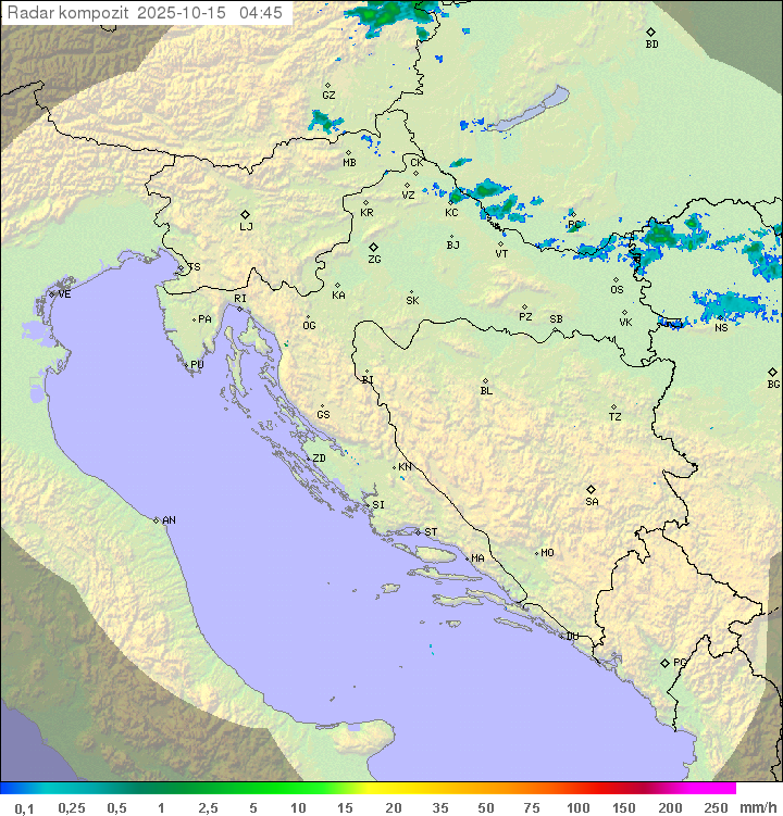 Padavine Hrvaška