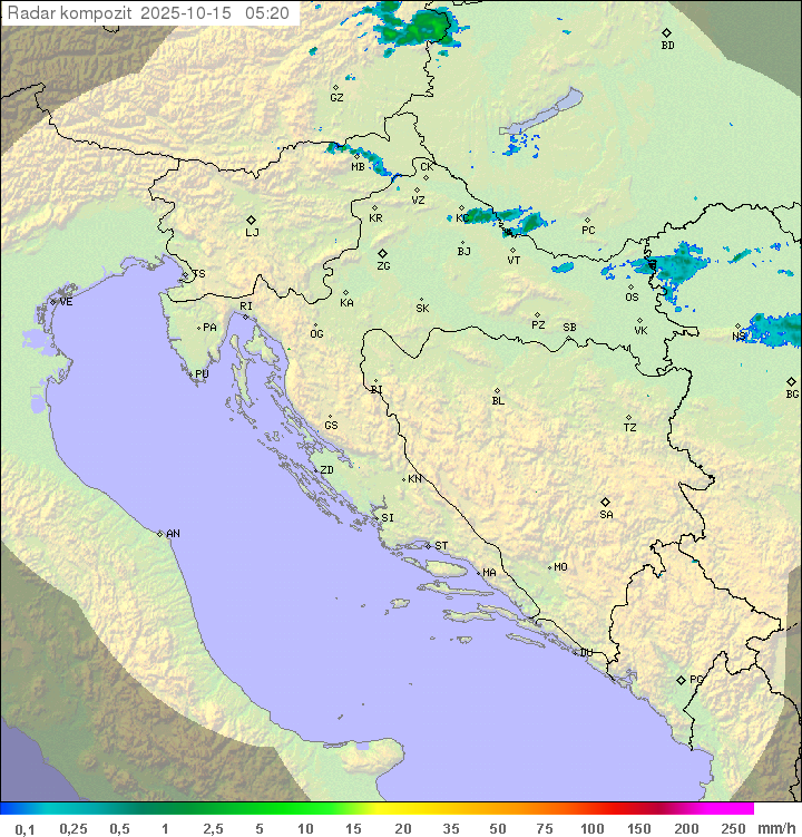 Padavine Hrvaška