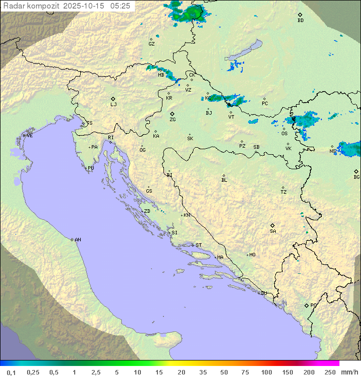 Padavine Hrvaška