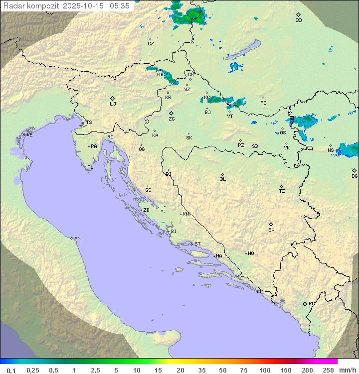 Padavine Hrvaška