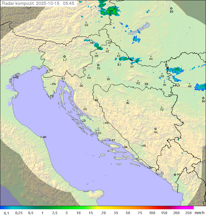 Padavine Hrvaška