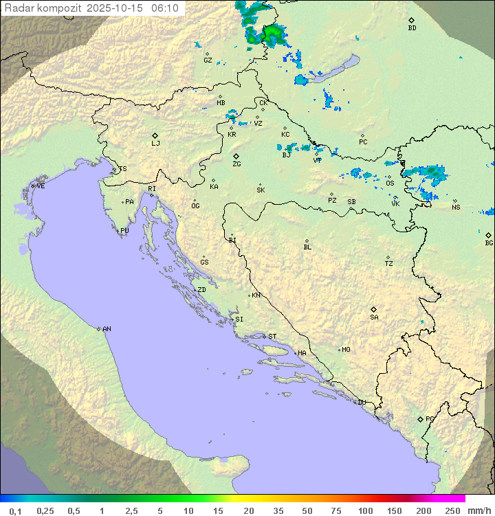 Padavine Hrvaška