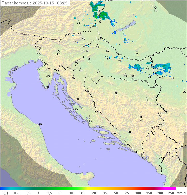 Padavine Hrvaška