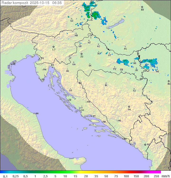 Padavine Hrvaška