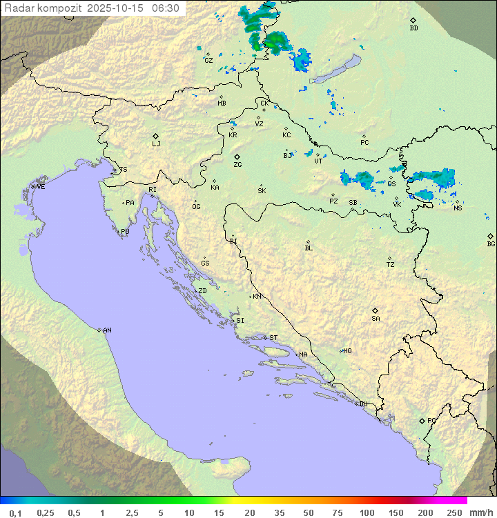 Padavine Hrvaška