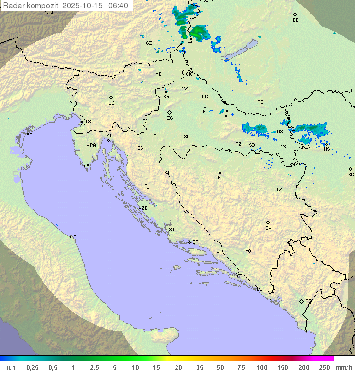 Padavine Hrvaška