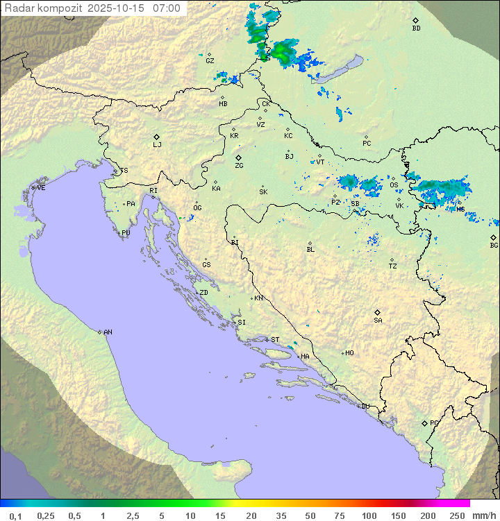Padavine Hrvaška