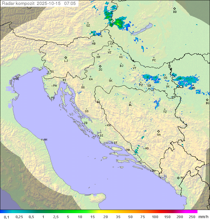 Padavine Hrvaška