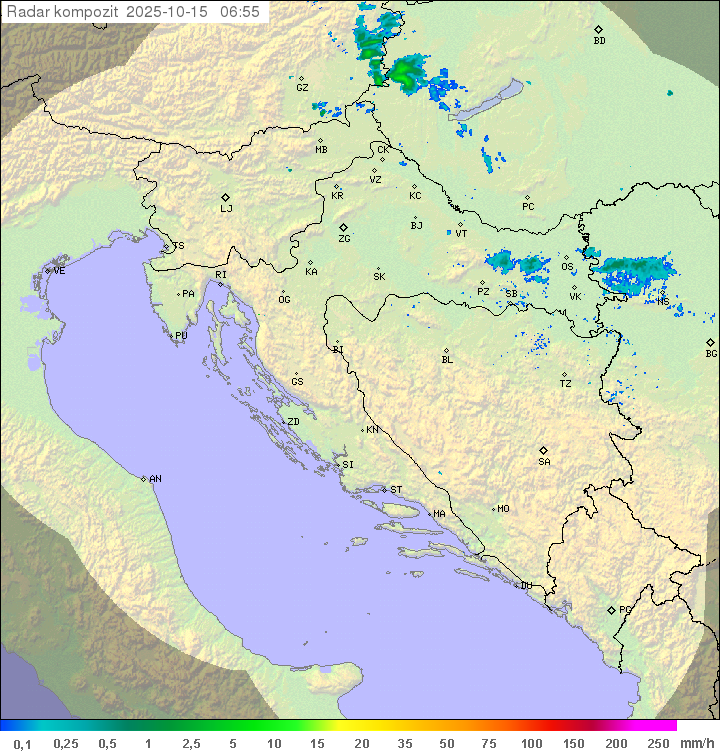 Padavine Hrvaška
