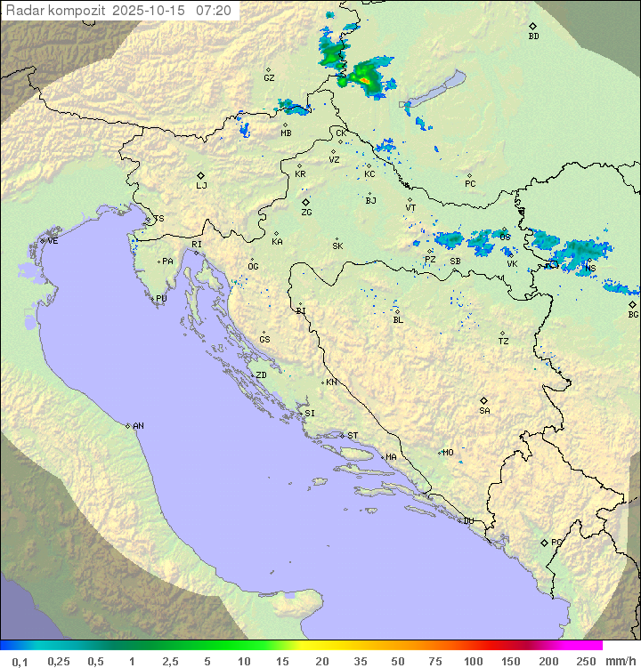 Padavine Hrvaška