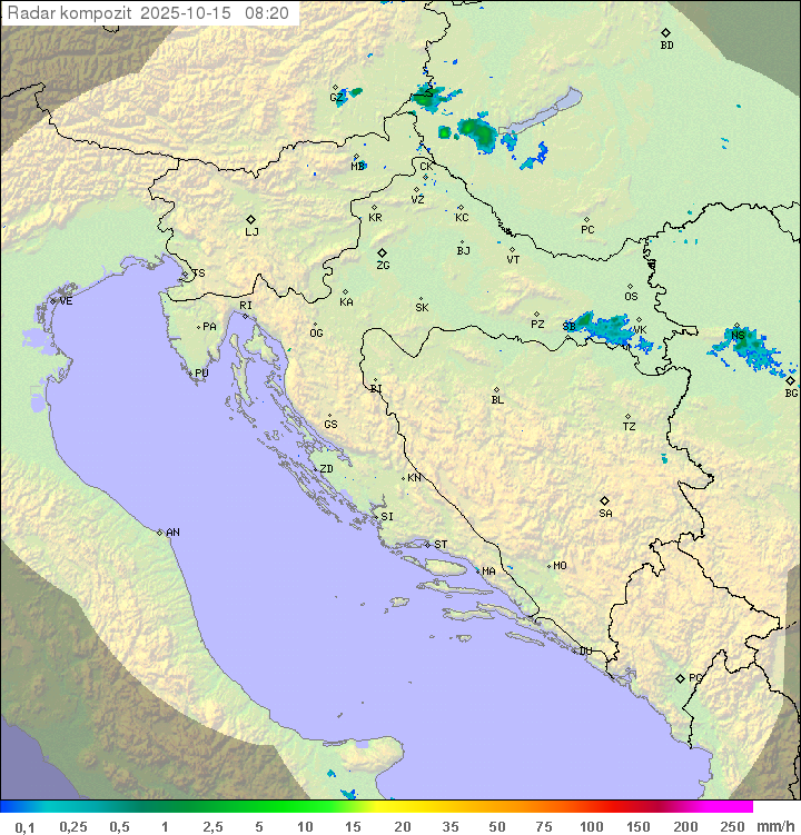 Padavine Hrvaška
