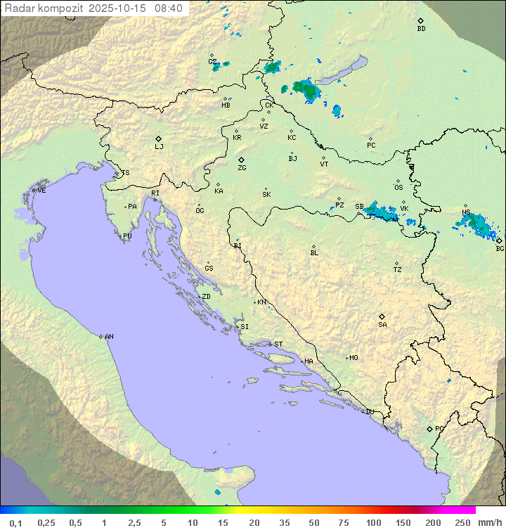 Padavine Hrvaška