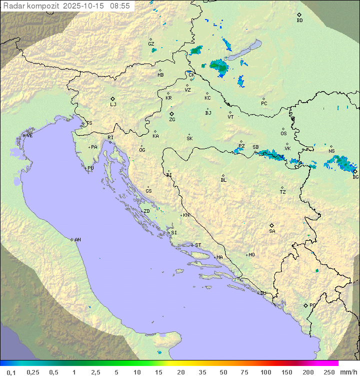 Padavine Hrvaška