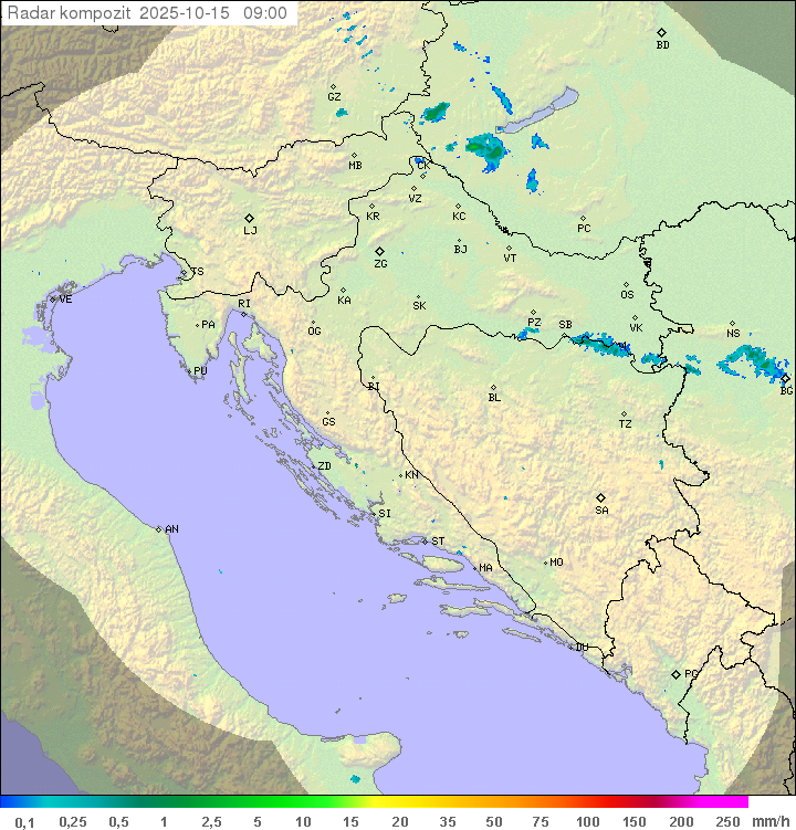 Padavine Hrvaška