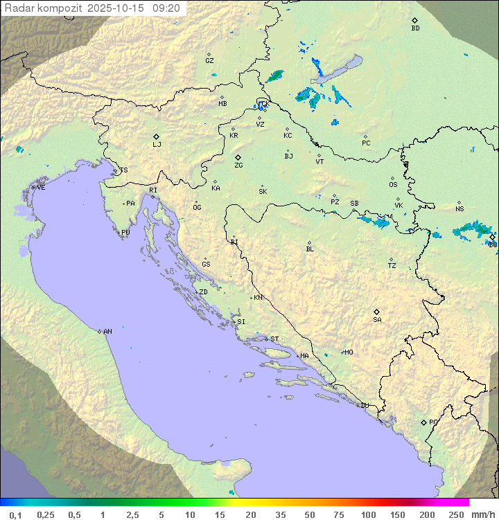 Padavine Hrvaška