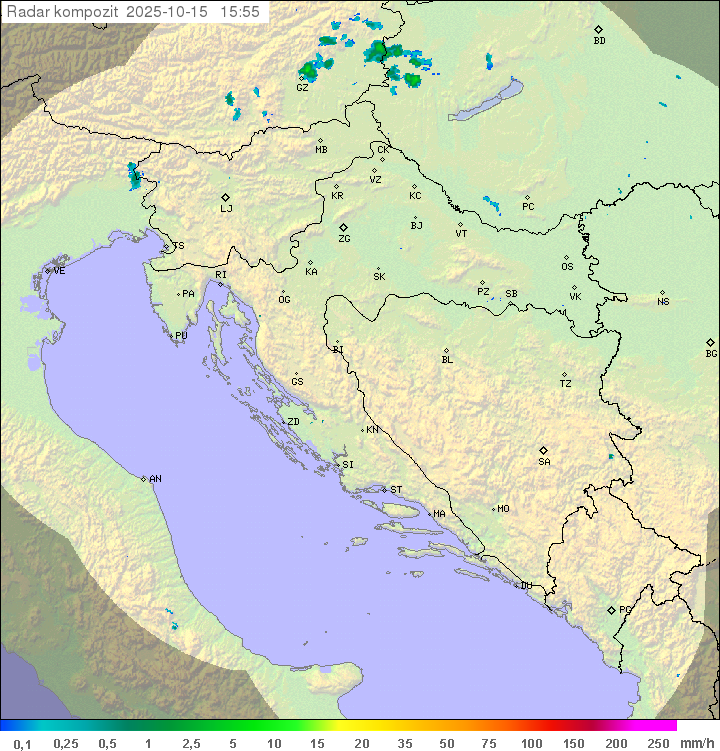 Padavine Hrvaška