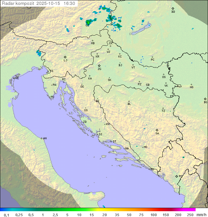 Padavine Hrvaška