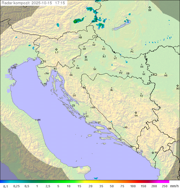 Padavine Hrvaška