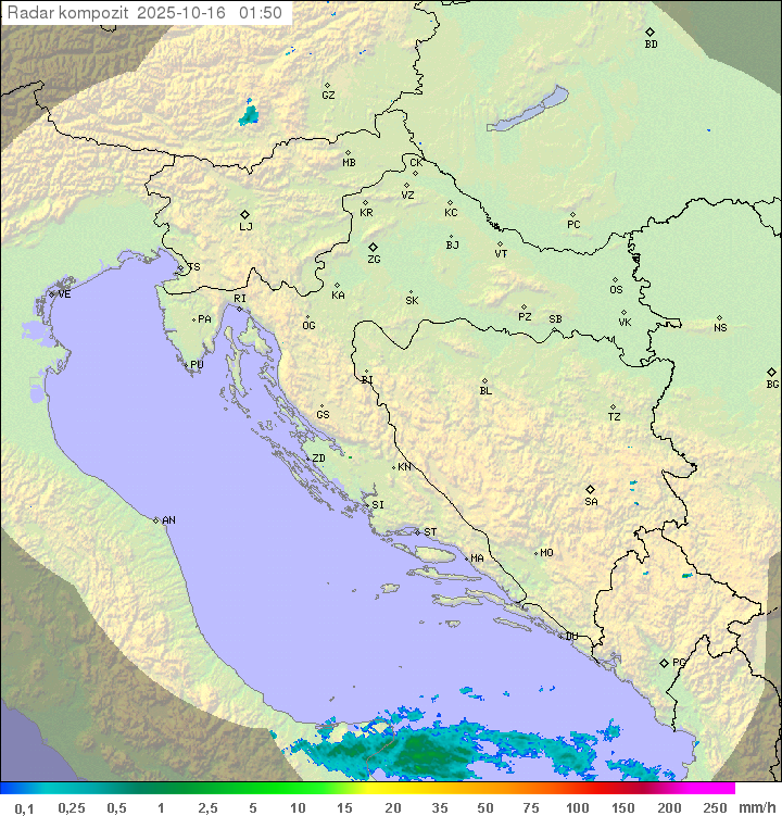 Padavine Hrvaška